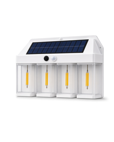 Solar Wall Light, 4 LED