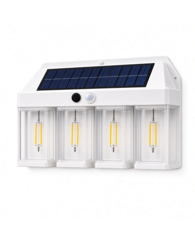 Solar Wall Light, 4 LED