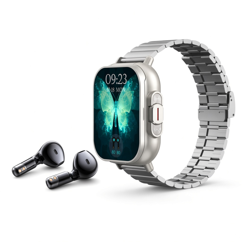 2-in-1 Watch with Earbuds