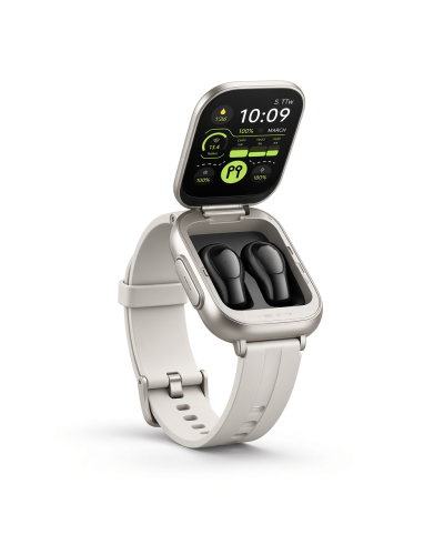 2-in-1 Watch with Earbuds